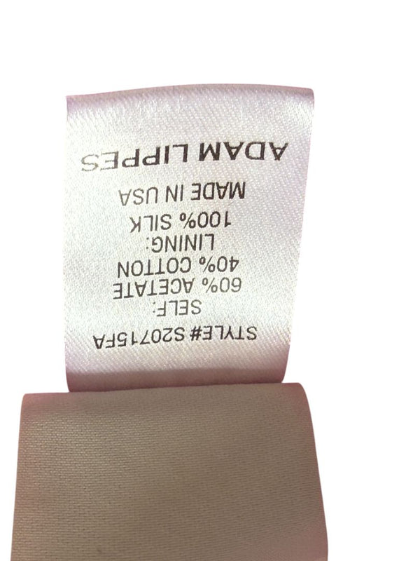 Adam Lippes Fuchsia Balloon-Sleeve Tiered Mini Dress – Size XS