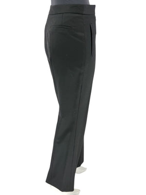 Pamella Roland Black Tailored Straight-Leg Pants – Large