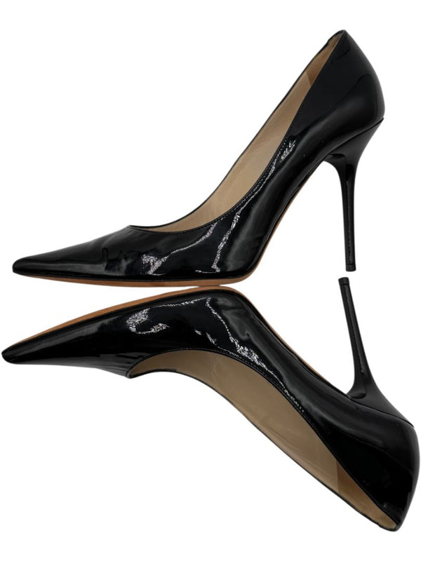 Jimmy Choo Black Patent Leather Pointed Toe Pumps – Size 39