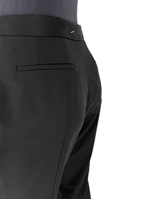 Pamella Roland Black Tailored Straight-Leg Pants – Large