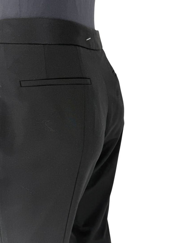 Pamella Roland Black Tailored Straight-Leg Pants – Large