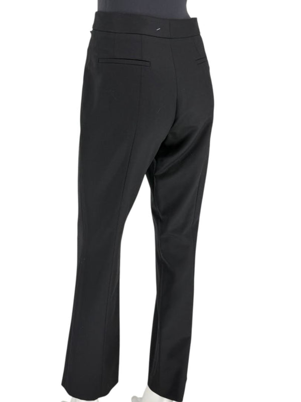 Pamella Roland Black Tailored Straight-Leg Pants – Large