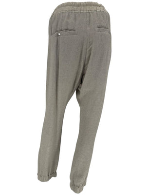 Rick Owens Taupe Draped Tank & Textured Jogger Set - Size IT 42 / US 6
