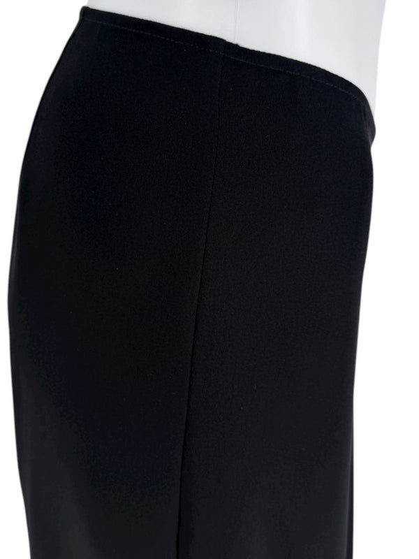 Peter Cohen Black Bias-Cut Maxi Skirt – Size Large