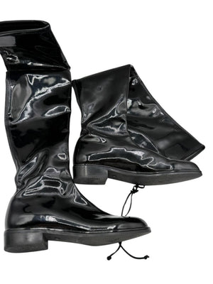 Stuart Weitzman 50/50 Patent Leather Boots – Size 6