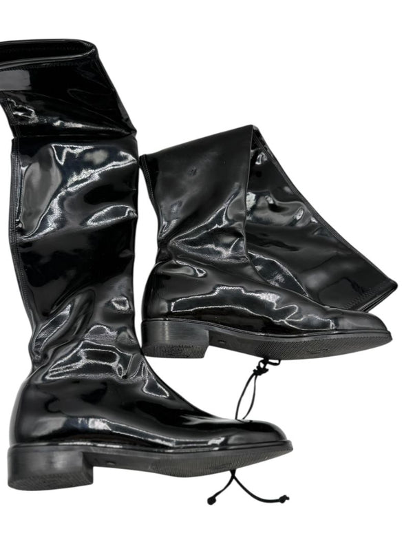 Stuart Weitzman 50/50 Patent Leather Boots – Size 6