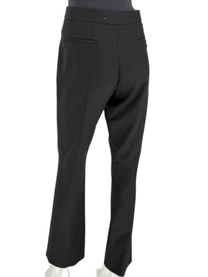 Pamella Roland Black Tailored Straight-Leg Pants – Large