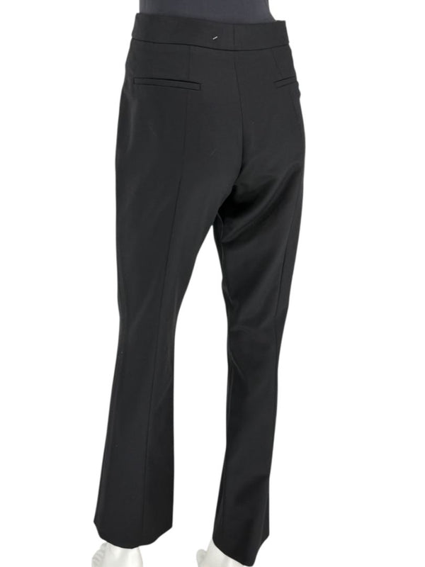 Pamella Roland Black Tailored Straight-Leg Pants – Large
