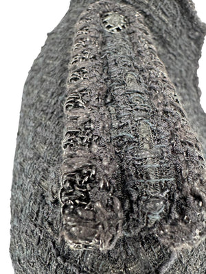 Chanel Women’s Black Textured Tweed Military-Inspired Jacket – Size 44