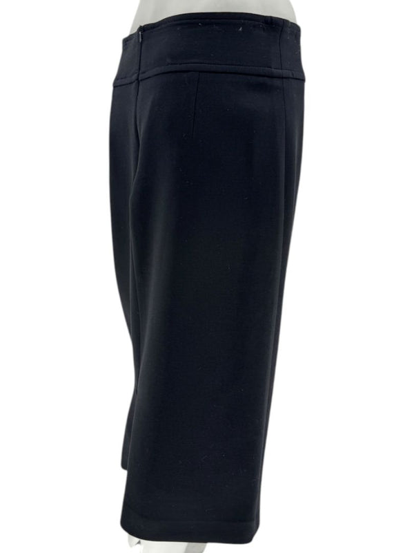 Michael Kors Black Wool-Blend Pencil Skirt – Size 14