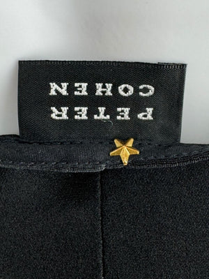 Peter Cohen Black Bias-Cut Maxi Skirt – Size Large