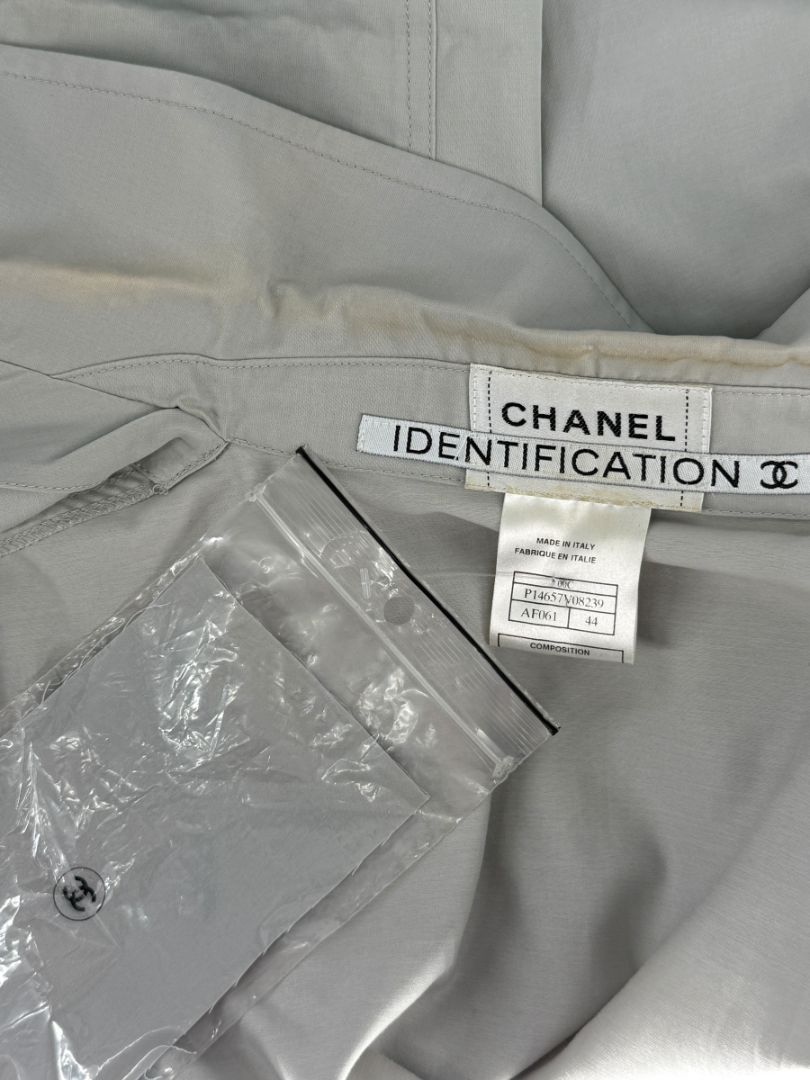 Chanel Identification Pale Grey Zip Jacket – FR 44