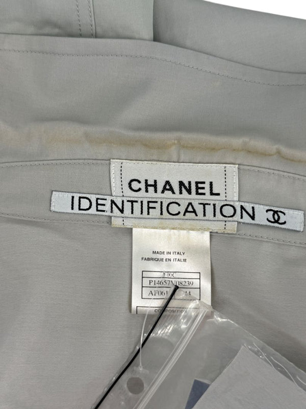 Chanel Identification Pale Grey Zip Jacket – FR 44