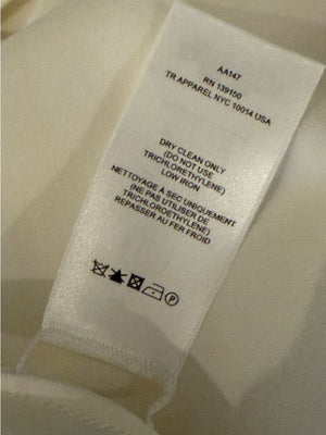 The Row Ivory Long Sleeve Blouse – Size 6