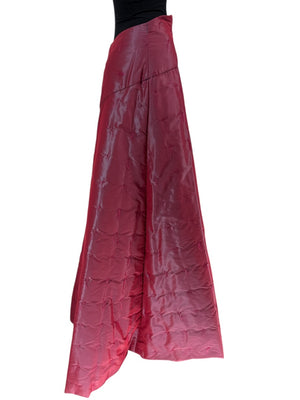 Chanel Fall 1999 Runway Asymmetrical Quilted Maxi Skirt – Size FR 42 (US 8)