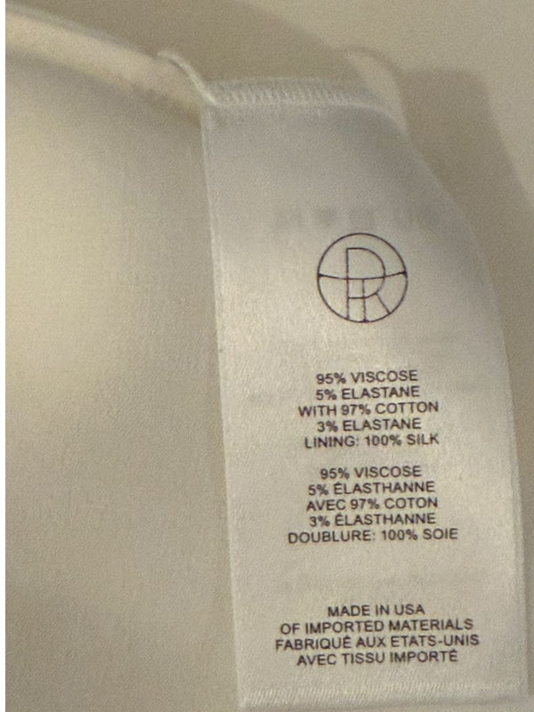 The Row Ivory Long Sleeve Blouse – Size 6