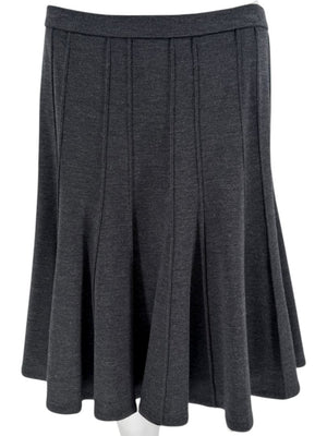 Lida Baday Charcoal Gray A-Line Skirt – Size 10