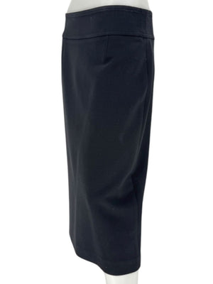 Michael Kors Black Wool-Blend Pencil Skirt – Size 14