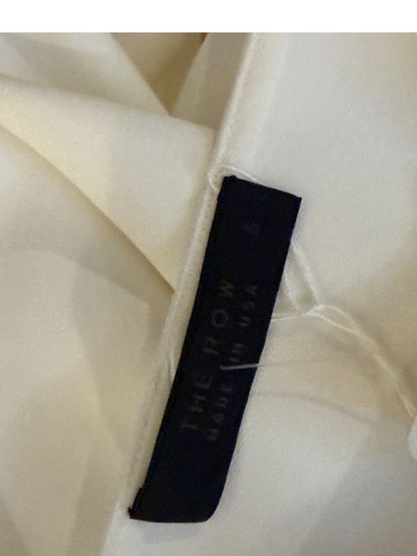 The Row Ivory Long Sleeve Blouse – Size 6