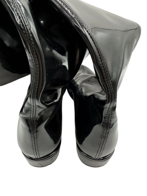 Stuart Weitzman 50/50 Patent Leather Boots – Size 6
