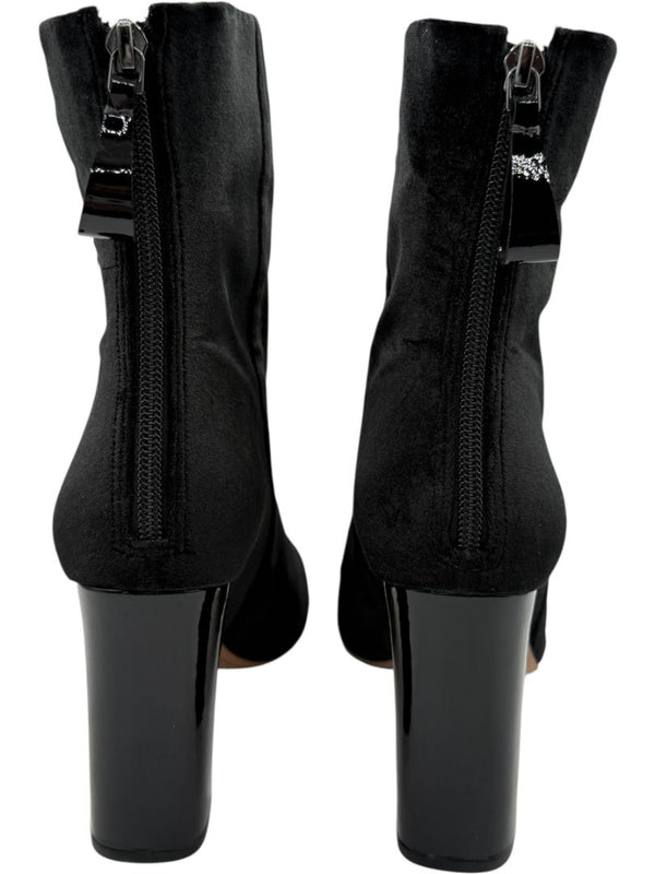 Alexandre Birman Black Velvet Booties – Size 39.5