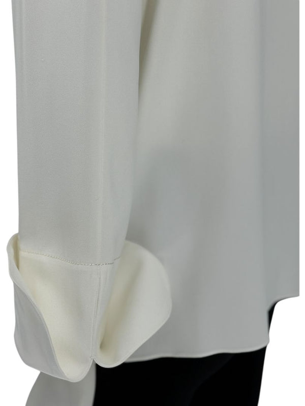 The Row Ivory Long Sleeve Blouse – Size 6