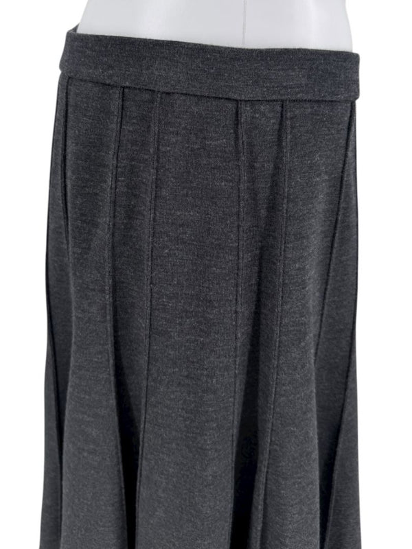 Lida Baday Charcoal Gray A-Line Skirt – Size 10