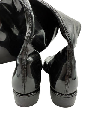 Stuart Weitzman 50/50 Patent Leather Boots – Size 6