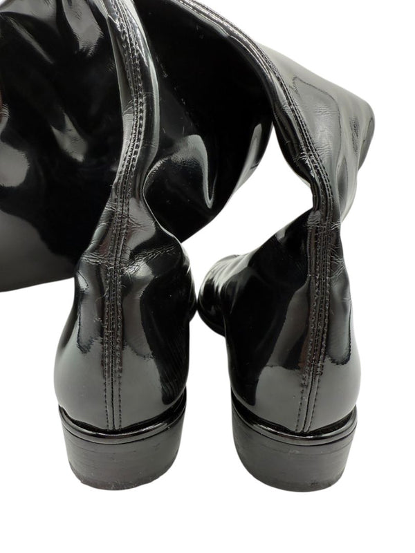 Stuart Weitzman 50/50 Patent Leather Boots – Size 6