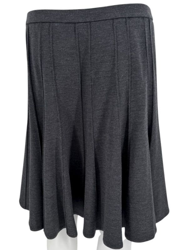 Lida Baday Charcoal Gray A-Line Skirt – Size 10