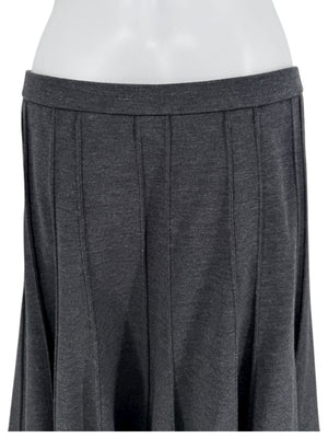 Lida Baday Charcoal Gray A-Line Skirt – Size 10