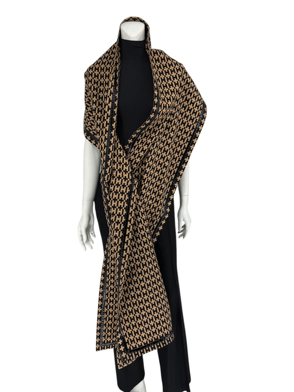 Halston “H” Designer Collection Oversized Wrap- Vintage