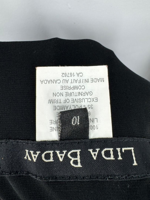 Lida Baday Charcoal Gray A-Line Skirt – Size 10