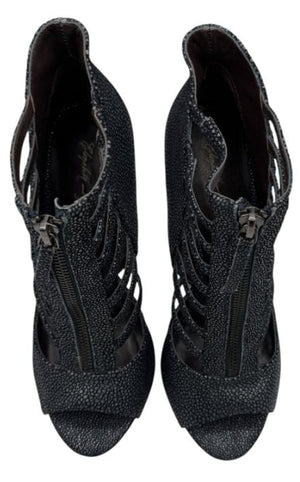 Elizabeth and James Textured Cutout Booties – Size 36.5 (New in Box)