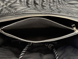 Balenciaga Quilted Blanket Square 2WAY Handbag - Black