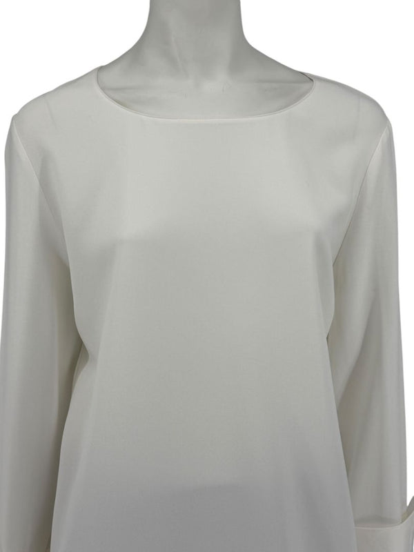The Row Ivory Long Sleeve Blouse – Size 6