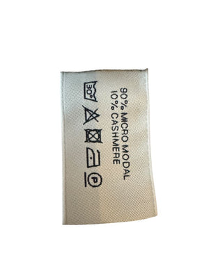 Pauw Amsterdam Charcoal Modal-Cashmere Long Sleeve Top – Size 40 (US M)