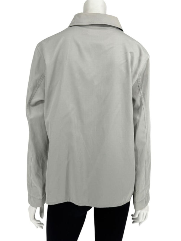 Chanel Identification Pale Grey Zip Jacket – FR 44