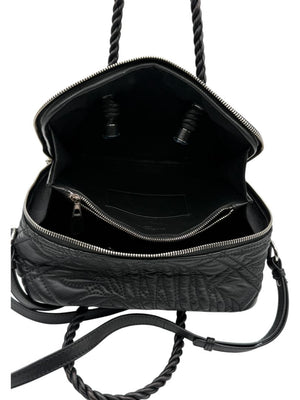 Balenciaga Quilted Blanket Square 2WAY Handbag - Black