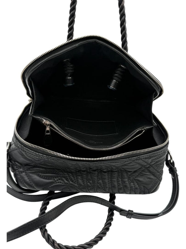 Balenciaga Quilted Blanket Square 2WAY Handbag - Black