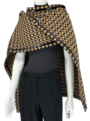 Halston “H” Designer Collection Oversized Wrap- Vintage