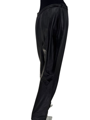 Valerie Stevens Black Genuine Leather Pants – Size 10