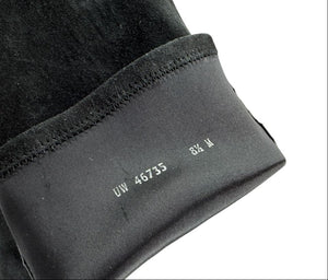 Stuart Weitzman Black Suede Knee-High Heeled Boots – Size 8.5M