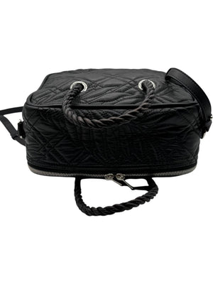 Balenciaga Quilted Blanket Square 2WAY Handbag - Black