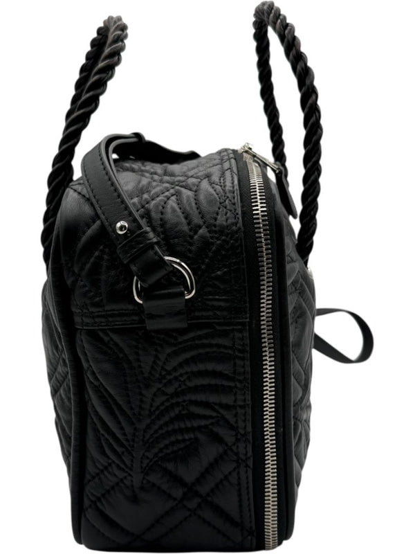 Balenciaga Quilted Blanket Square 2WAY Handbag - Black