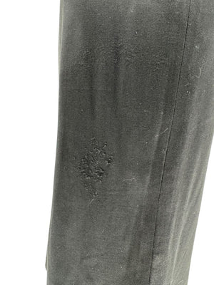 Armani Collezioni Black Virgin Wool Stretch Pencil Skirt – Size 12 (IT 48)