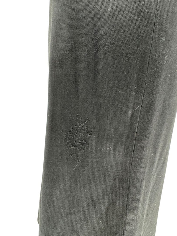 Armani Collezioni Black Virgin Wool Stretch Pencil Skirt – Size 12 (IT 48)