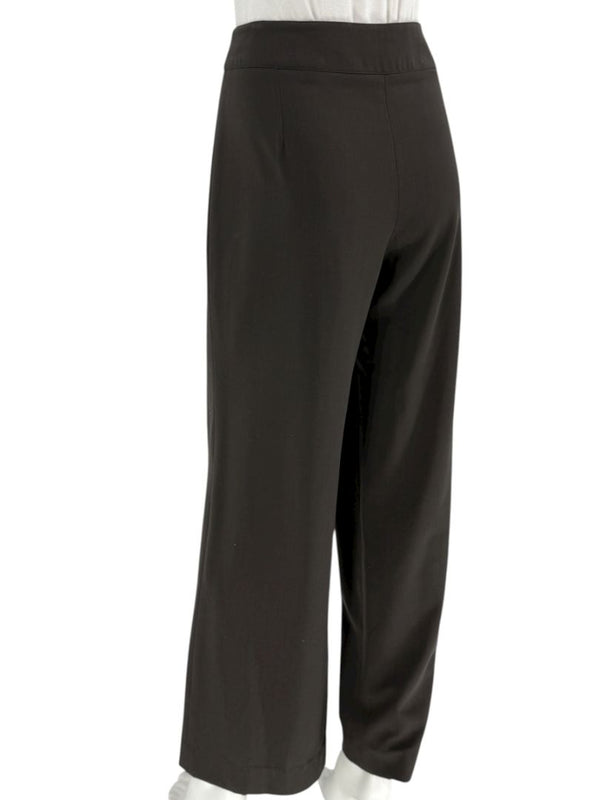 Armani Collezioni Charcoal Wide-Leg Trousers – Size 12