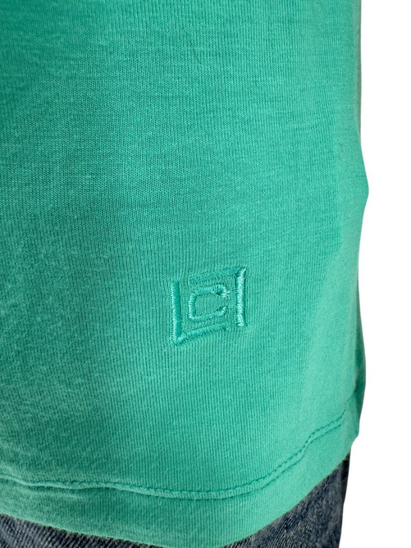 Les Copains Sleeveless Aqua Turtleneck Top – Size IT 46 (US L)