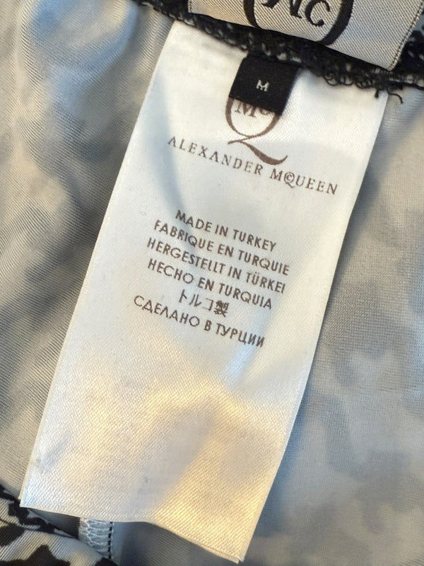 Alexander McQueen Graphic Patchwork Leggings – Size Medium